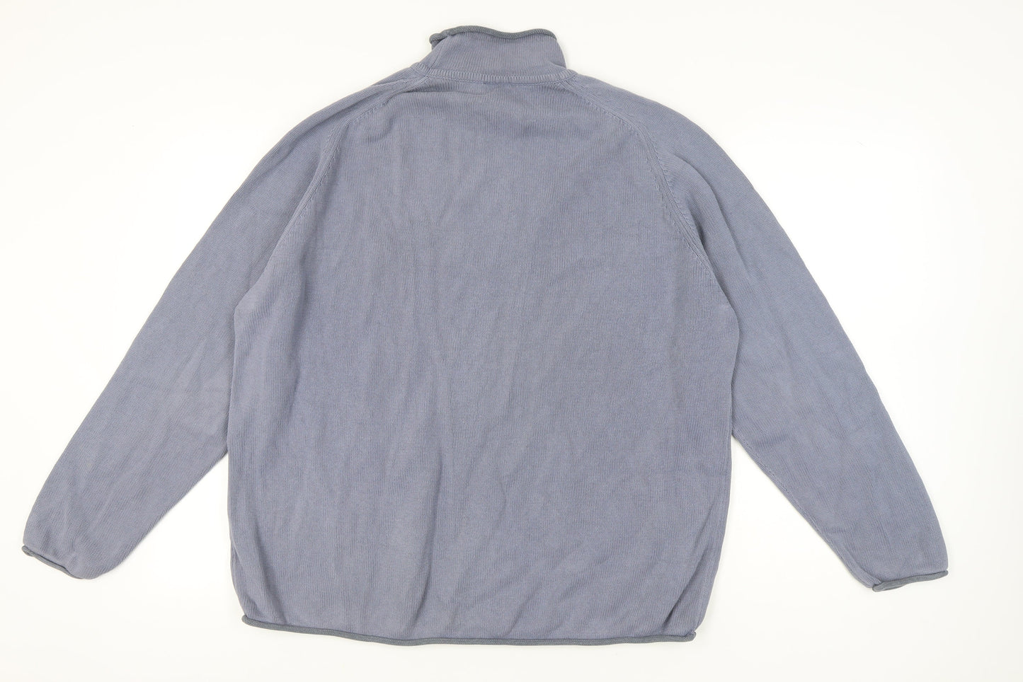 Next Men’s Blue 2XL Roll Neck Knit Jumper Casual Autumn Winter