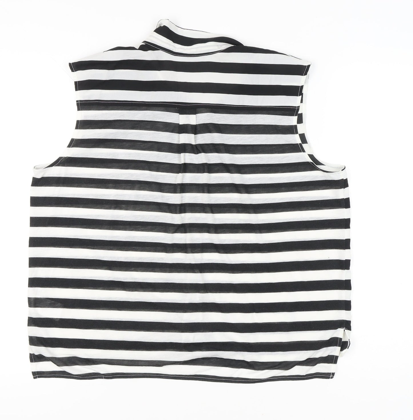 Womens UK Size L H&M Multicoloured Basic Button-Up