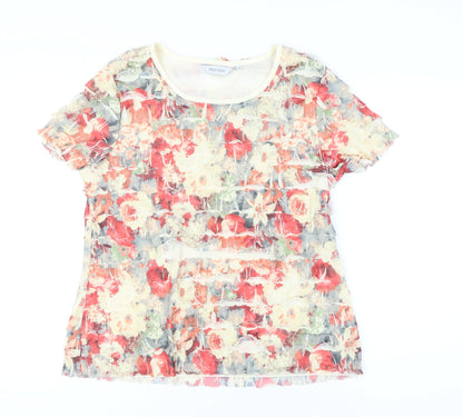 Womens UK Size 18 Preview Multicoloured Basic T-Shirt