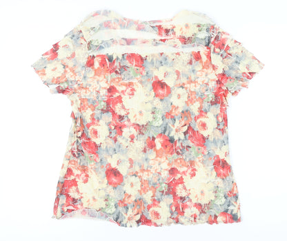 Womens UK Size 18 Preview Multicoloured Basic T-Shirt