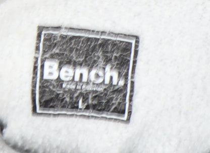 Mens UK Size L Bench Grey Pullover Hoodie
