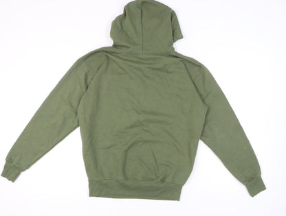 Cottonridge Men’s Green Pullover Hoodie M Manchester University Logo
