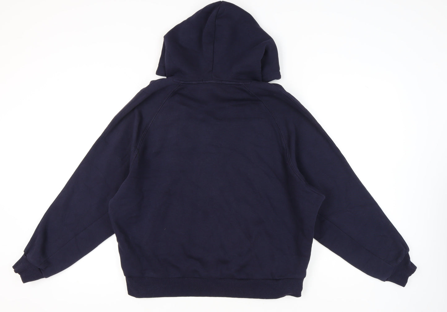Next Women’s Navy Blue Pullover Hoodie L Cotton Blend