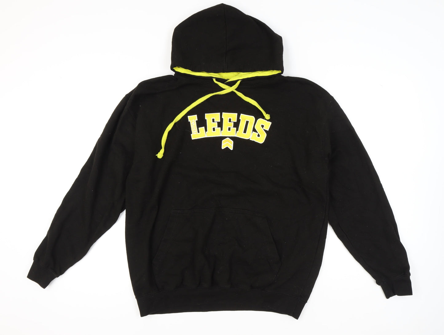 Mens UK Size XL Just Hoods Black Pullover Hoodie