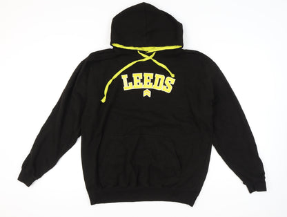 Mens UK Size XL Just Hoods Black Pullover Hoodie