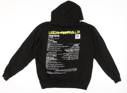 Mens UK Size XL Just Hoods Black Pullover Hoodie