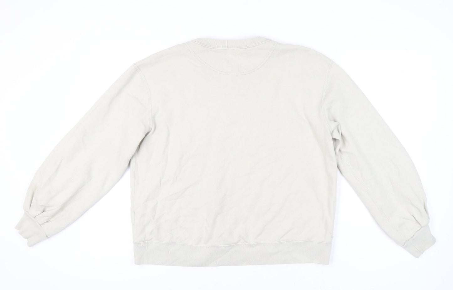 Abercrombie & Fitch Women Beige Paris Sweatshirt Size M Pullover