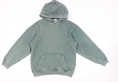 Vintage Collection Womens Green Pullover Hoodie Size M Wolfsburg Graphic
