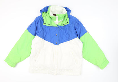 Womens UK Size 14 NEVICA Multicoloured Ski Jacket