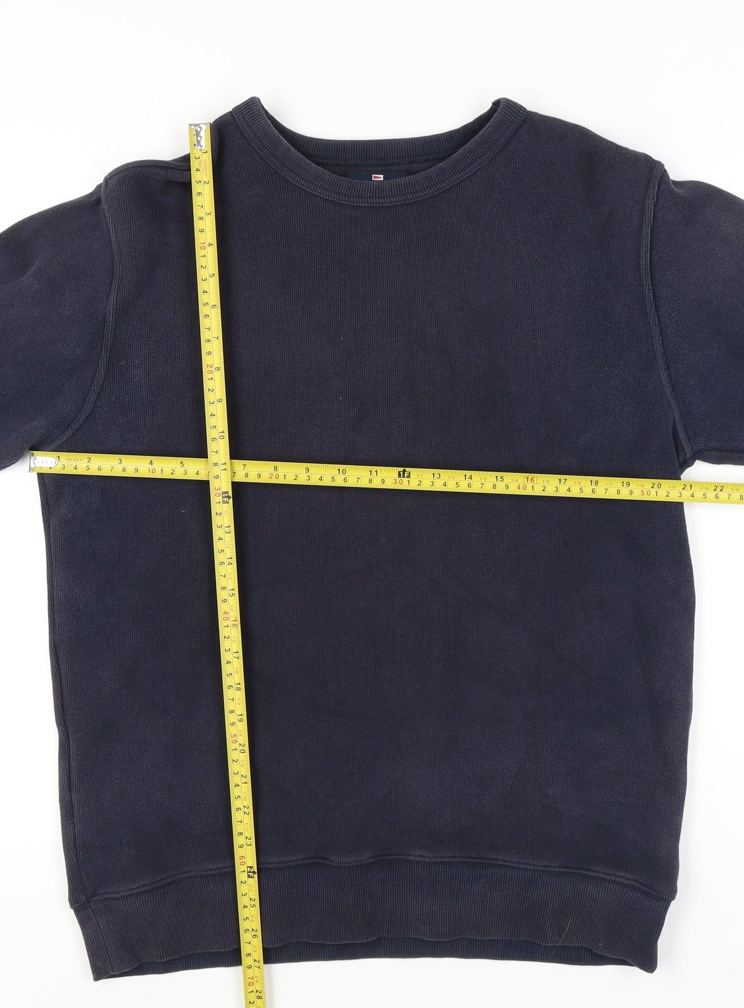 Mens UK Size M Marks and Spencer Blue Pullover Sweatshirt