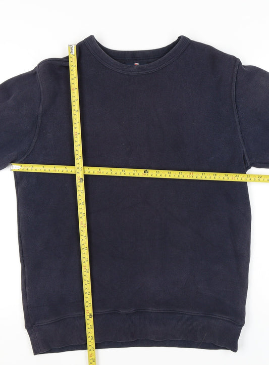 Mens UK Size M Marks and Spencer Blue Pullover Sweatshirt