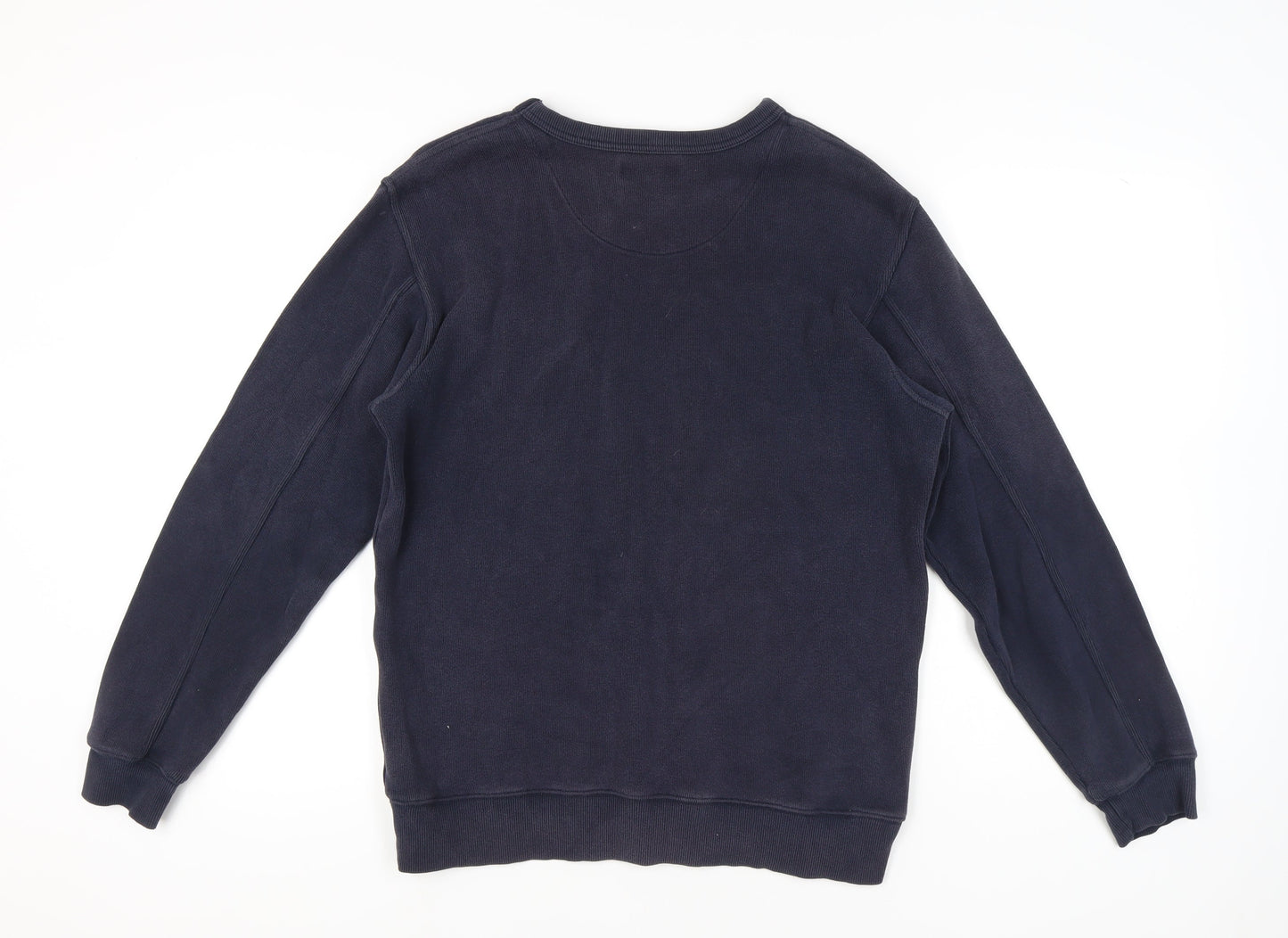 Mens UK Size M Marks and Spencer Blue Pullover Sweatshirt