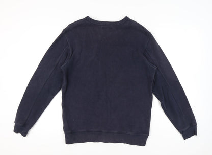 Mens UK Size M Marks and Spencer Blue Pullover Sweatshirt