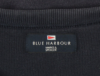 Mens UK Size M Marks and Spencer Blue Pullover Sweatshirt