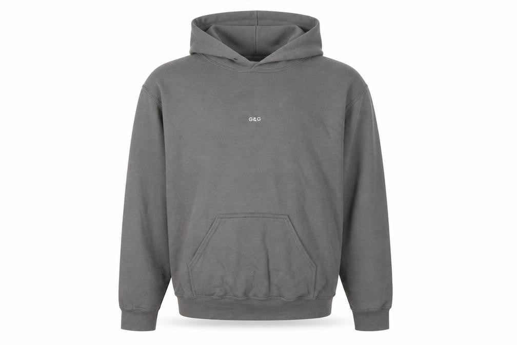 Mens UK Size S G&G Grey Pullover Hoodie