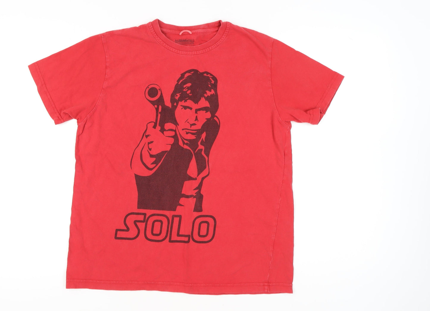 Lewis & Finch Men’s Red Star Wars Han Solo Graphic T-Shirt Size L