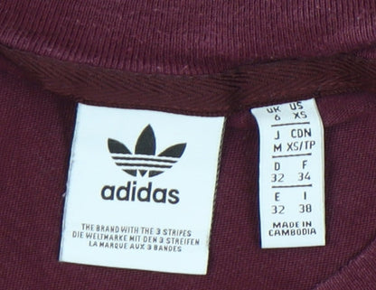 Womens UK Size 6 adidas Multicoloured Basic T-Shirt