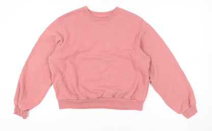 Hollister Women’s Pink Pullover Sweatshirt XS Crew Neck Casual