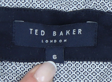 Ted Baker Men's Multicoloured Striped Cotton T-Shirt 3XL