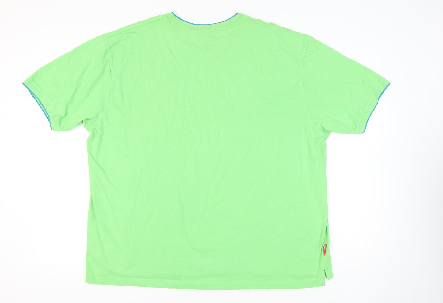 Slazenger Men’s 3XL Green Crew Neck Cotton T-Shirt