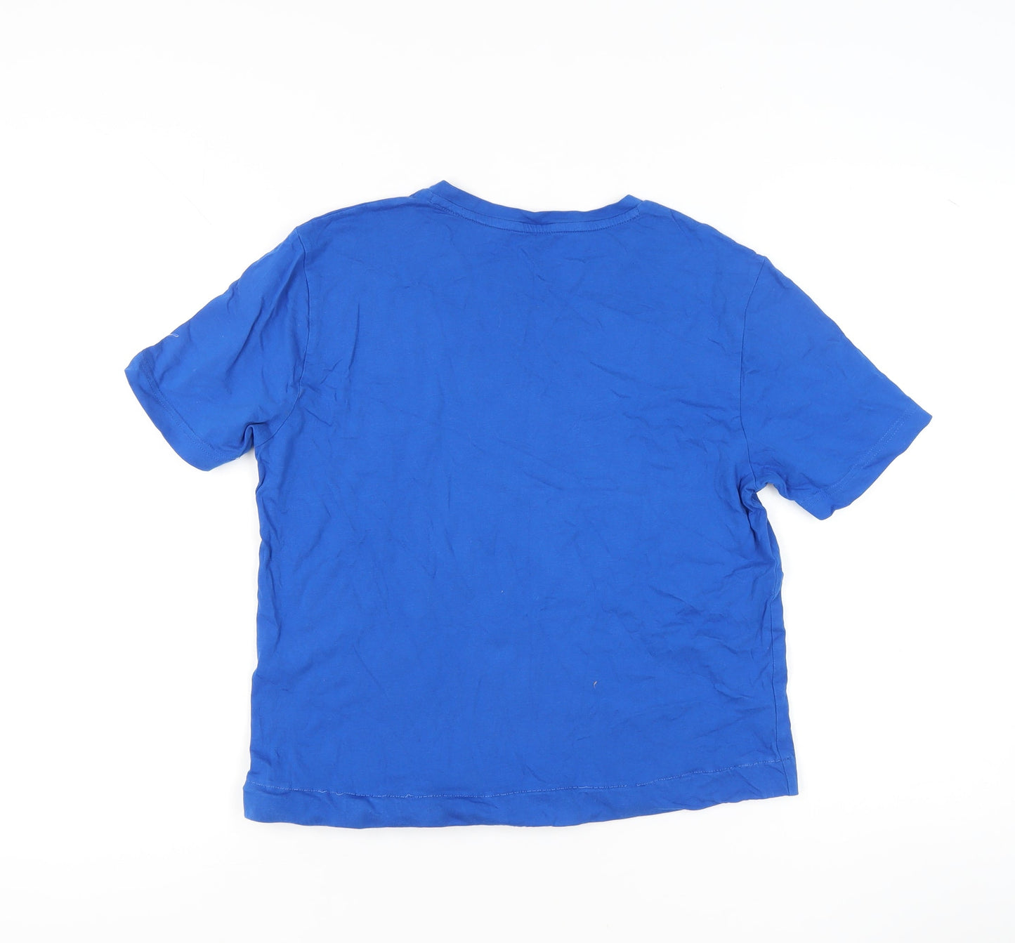 Unisex Adults UK Size S PUMA Blue Basic T-Shirt