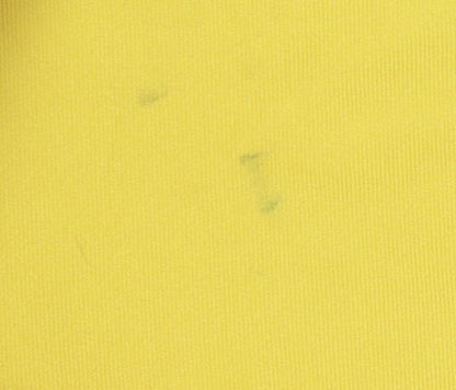 Apparel Unlimited Men’s Yellow Polyester Polo Shirt L Short Sleeve