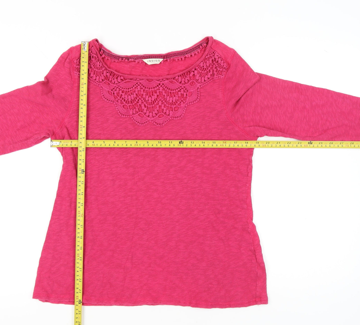 Womens UK Size 14 Marks and Spencer Pink Tunic Blouse