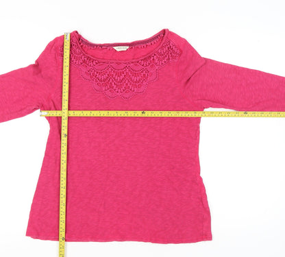 Womens UK Size 14 Marks and Spencer Pink Tunic Blouse
