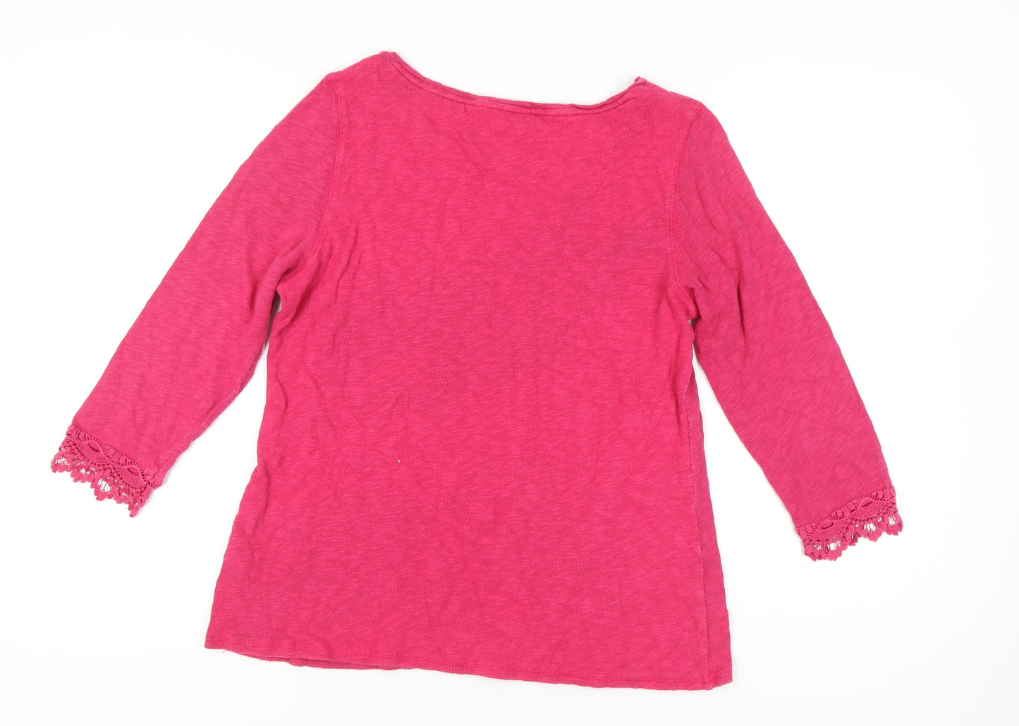 Womens UK Size 14 Marks and Spencer Pink Tunic Blouse