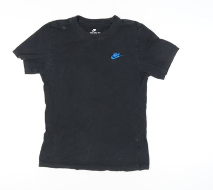 Nike Women’s Black XS Crew Neck Short Sleeve Cotton T-Shirt