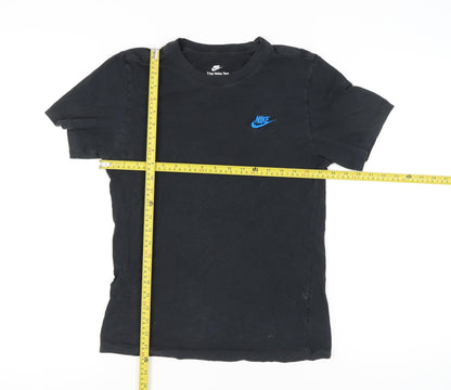 Nike Women’s Black XS Crew Neck Short Sleeve Cotton T-Shirt