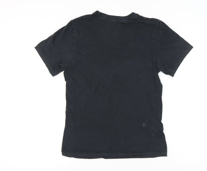 Nike Women’s Black XS Crew Neck Short Sleeve Cotton T-Shirt