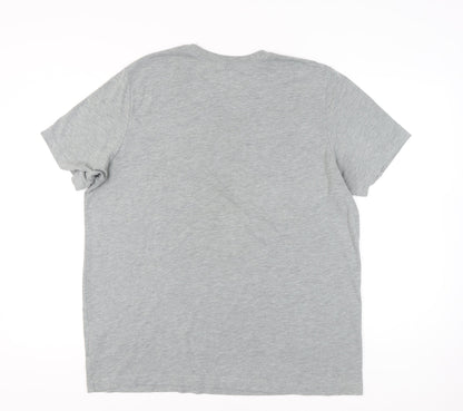 Nike Mens Grey XL Dri-Fit Athlete Sports Graphic T-Shirt