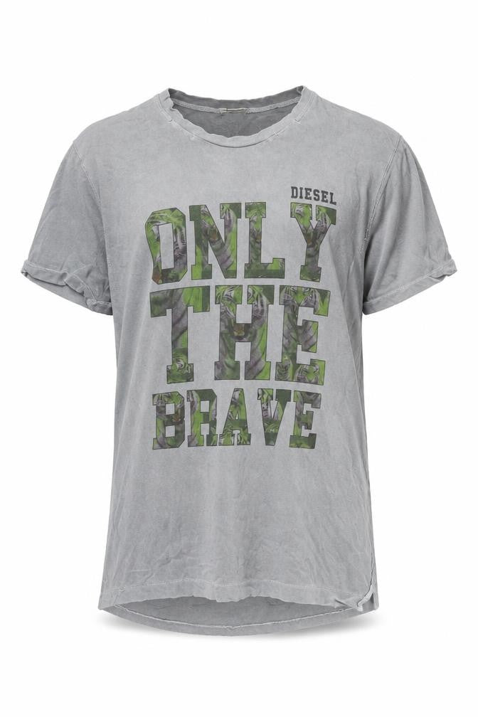 Mens UK Size L Diesel Grey  T-Shirt