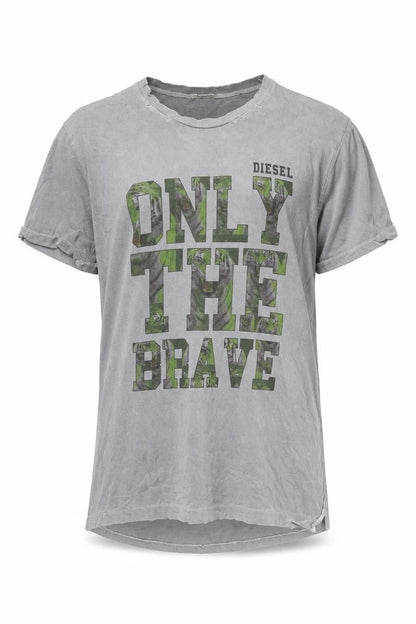 Mens UK Size L Diesel Grey  T-Shirt