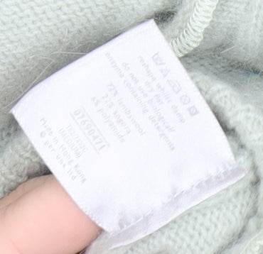 Womens UK Size M Marks and Spencer Green Cardigan Jumper