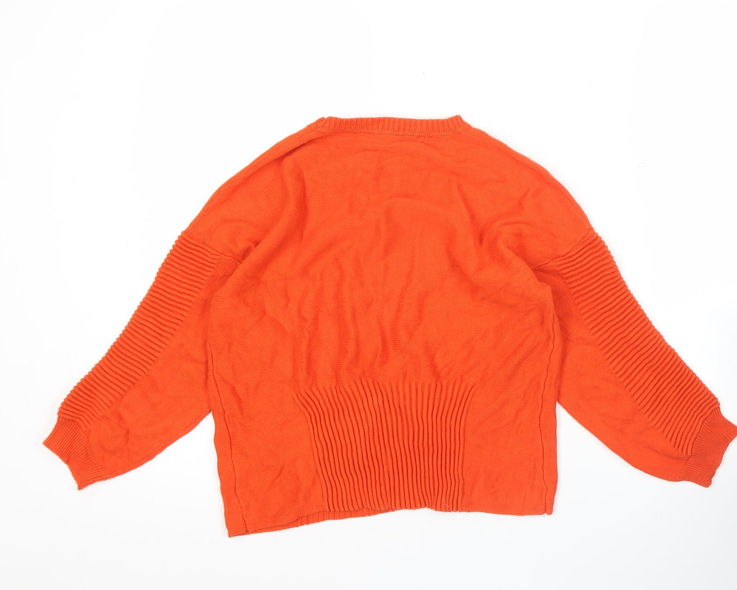 Womens UK Size S French Connection Orange Pullover Jumper