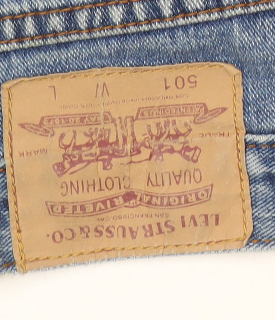 Levi's 501 Men's Blue 32x32 Straight Leg Denim Jeans