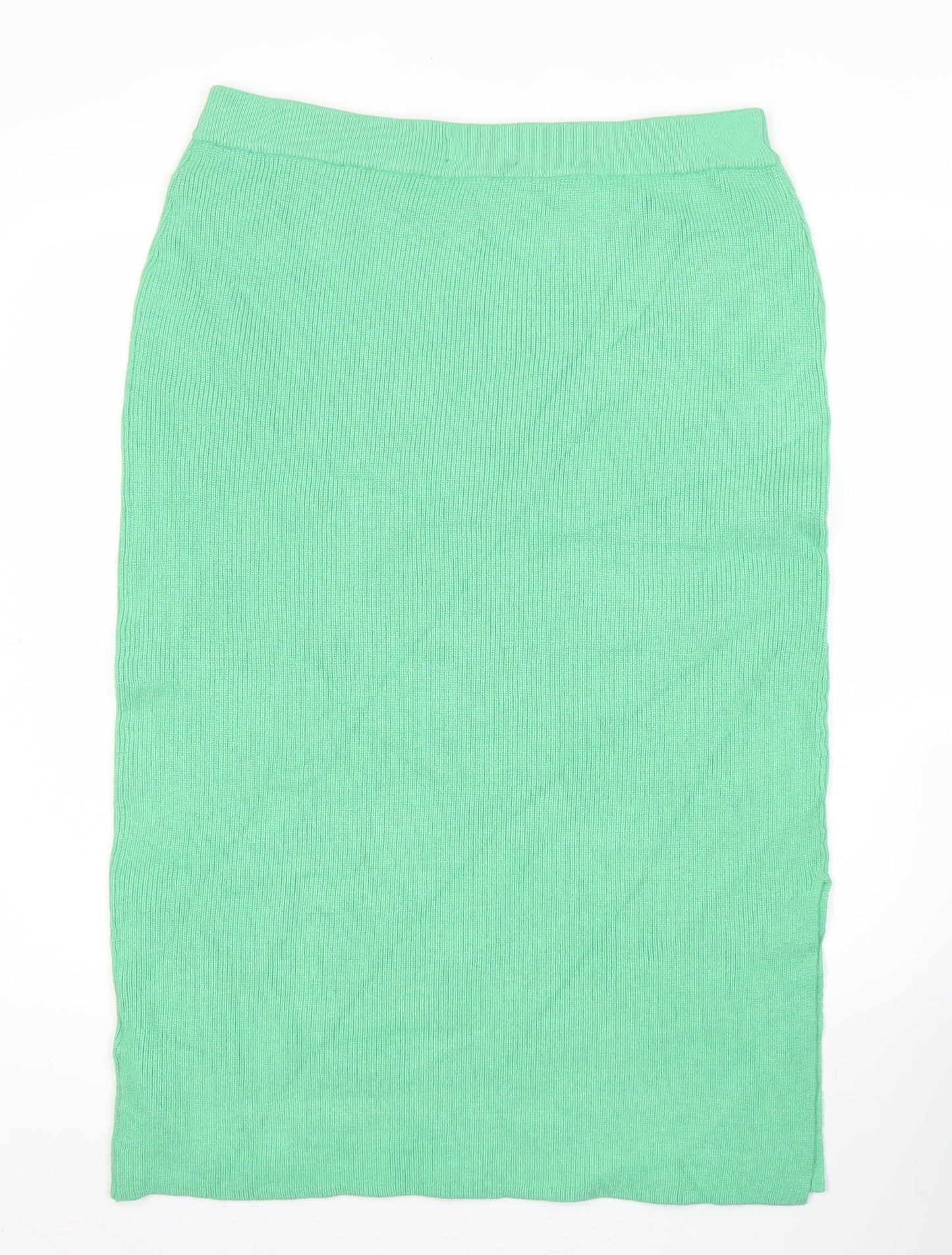 Marks and Spencer Women’s Green Knit Midi Pencil Skirt L