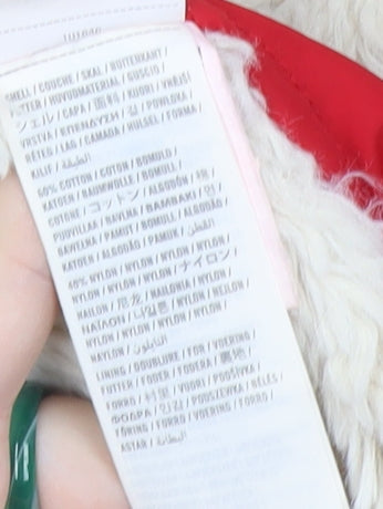 Abercrombie & Fitch Womens Red Hooded Parka Jacket L