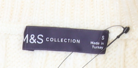 Marks and Spencer Women’s Ivory Knit Midi Skirt Size S Casual Winter