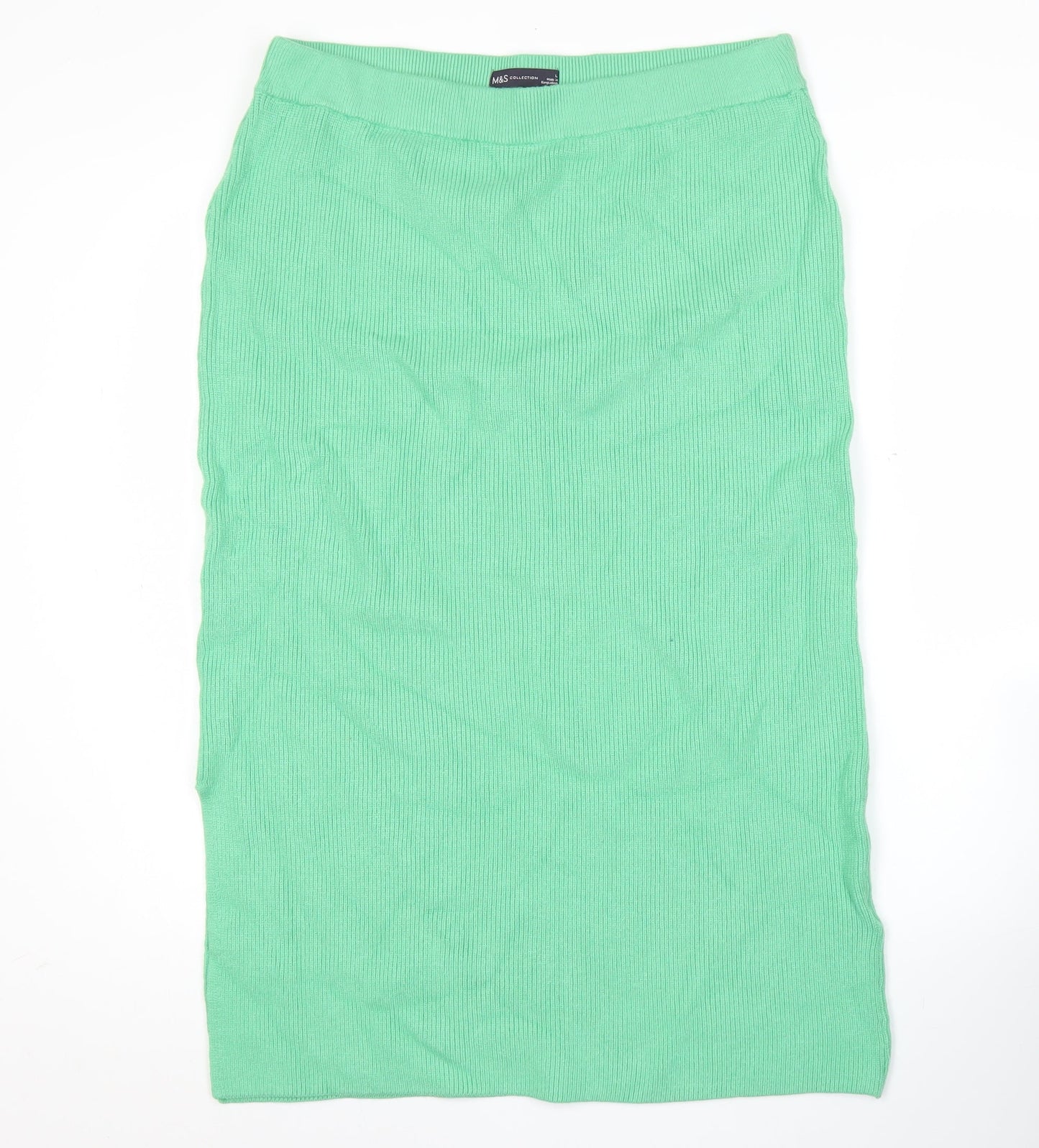 Marks and Spencer Women’s Green Midi Pencil Skirt L