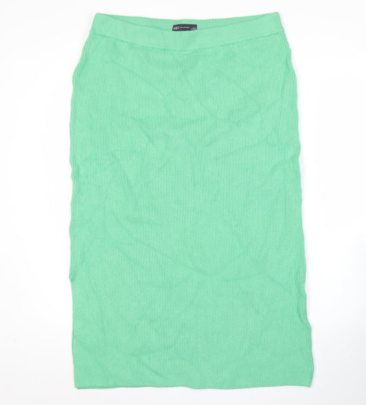 Marks and Spencer Women’s Green Midi Pencil Skirt L