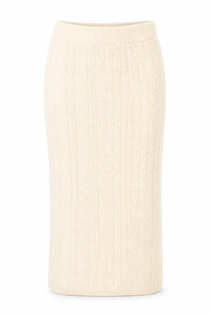 Marks and Spencer Women’s Ivory Knit Midi Pencil Skirt Size S