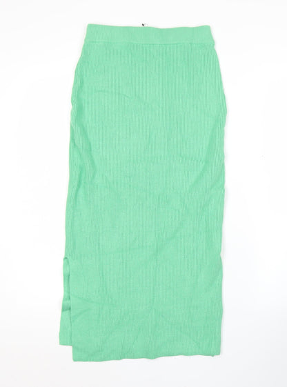 Marks and Spencer Women’s Green XS Knit Midi Pencil Skirt