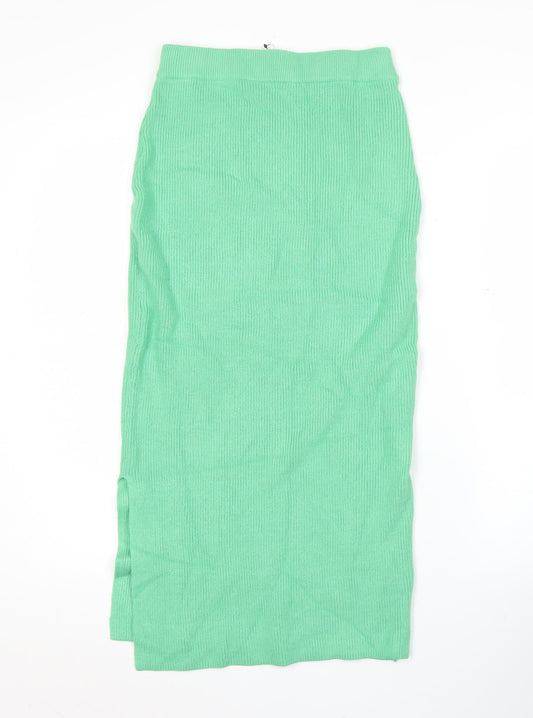 Marks and Spencer Women’s Green XS Knit Midi Pencil Skirt