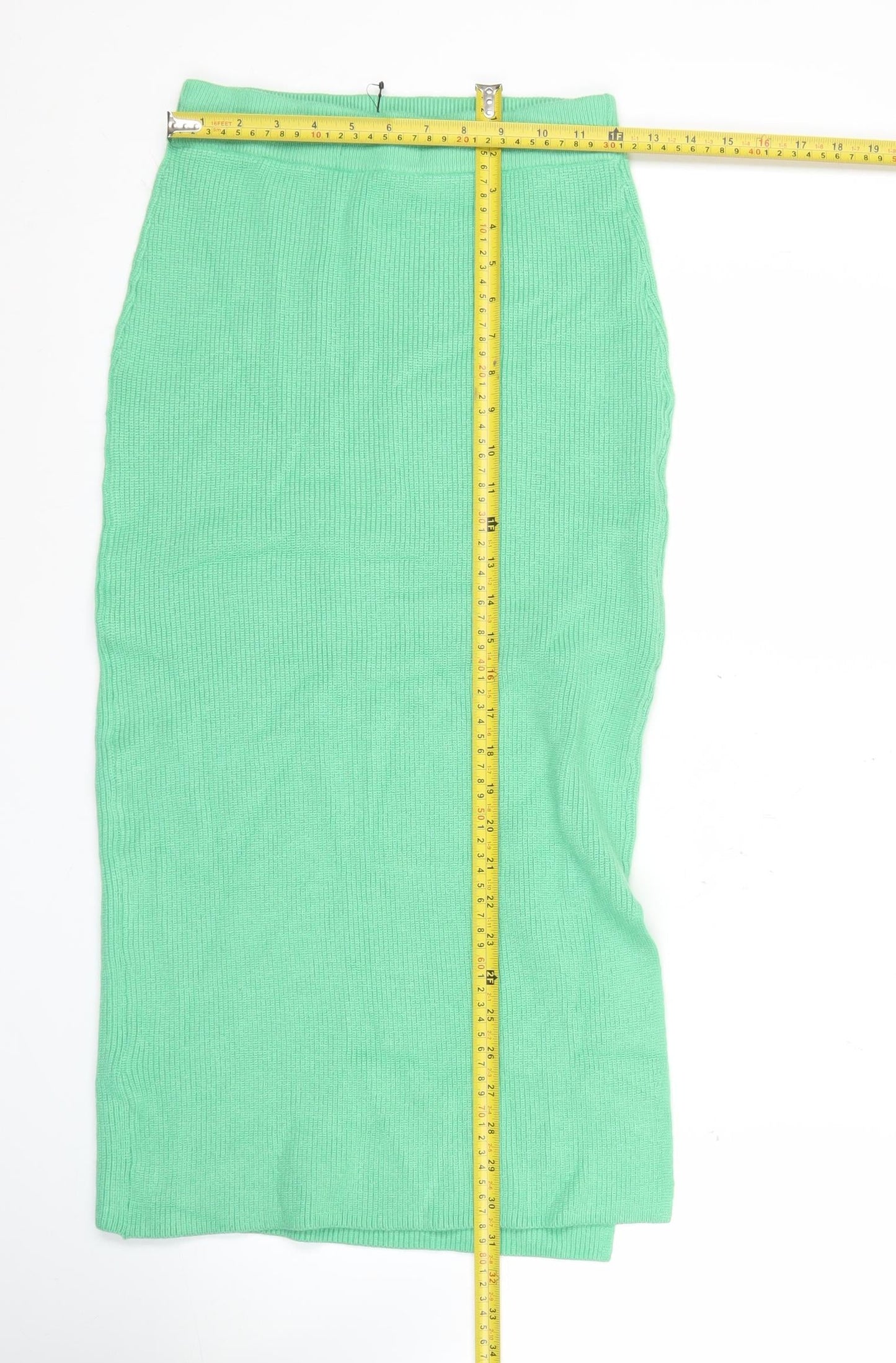 Marks and Spencer Women’s Green XS Knit Midi Pencil Skirt