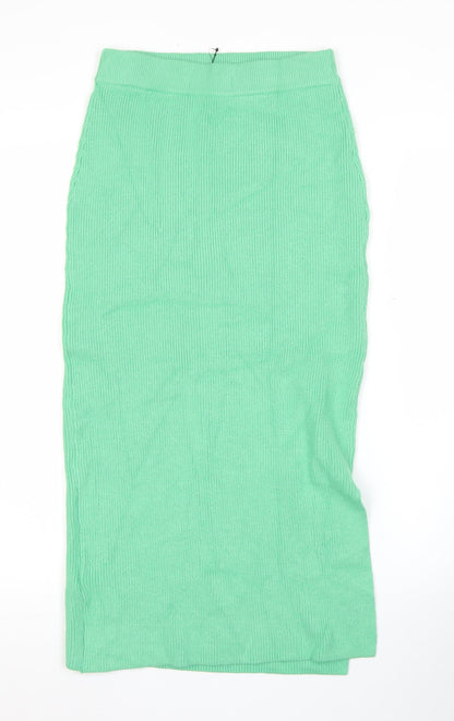 Marks and Spencer Women’s Green XS Knit Midi Pencil Skirt