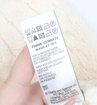 Marks and Spencer Women’s Ivory Knit Midi Pencil Skirt Size S