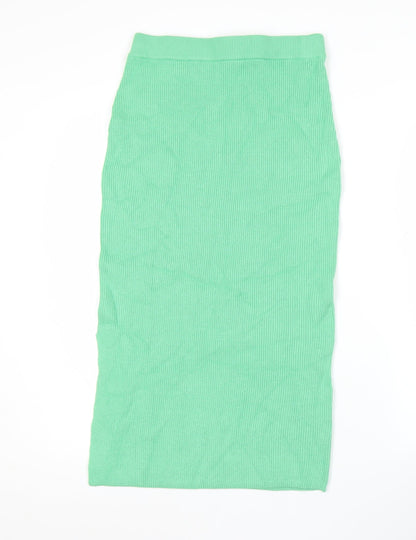 Marks and Spencer Women’s Green Knit Midi Pencil Skirt Size S